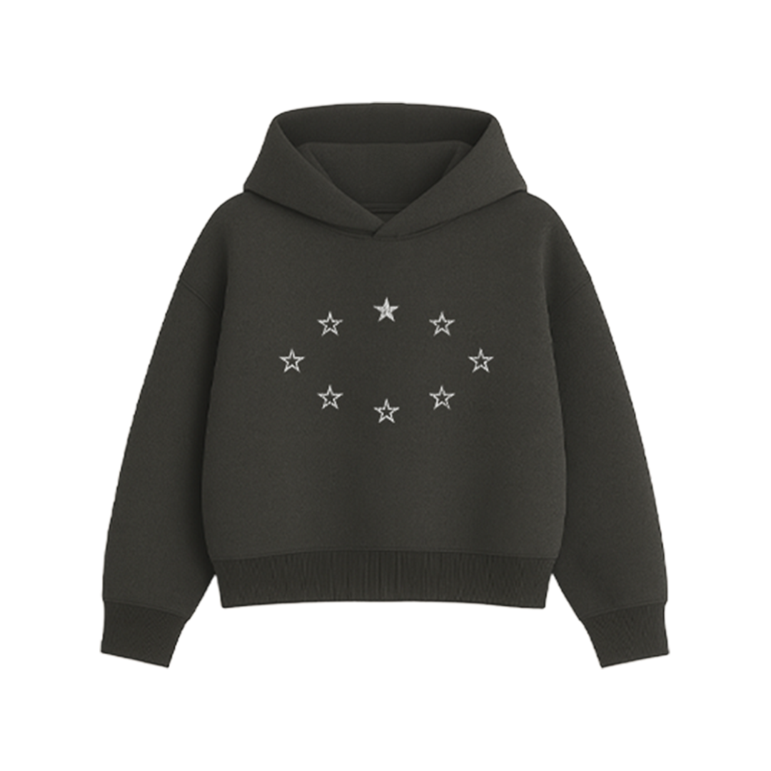 MOLETOM BOXY - CINZA CHUMBO