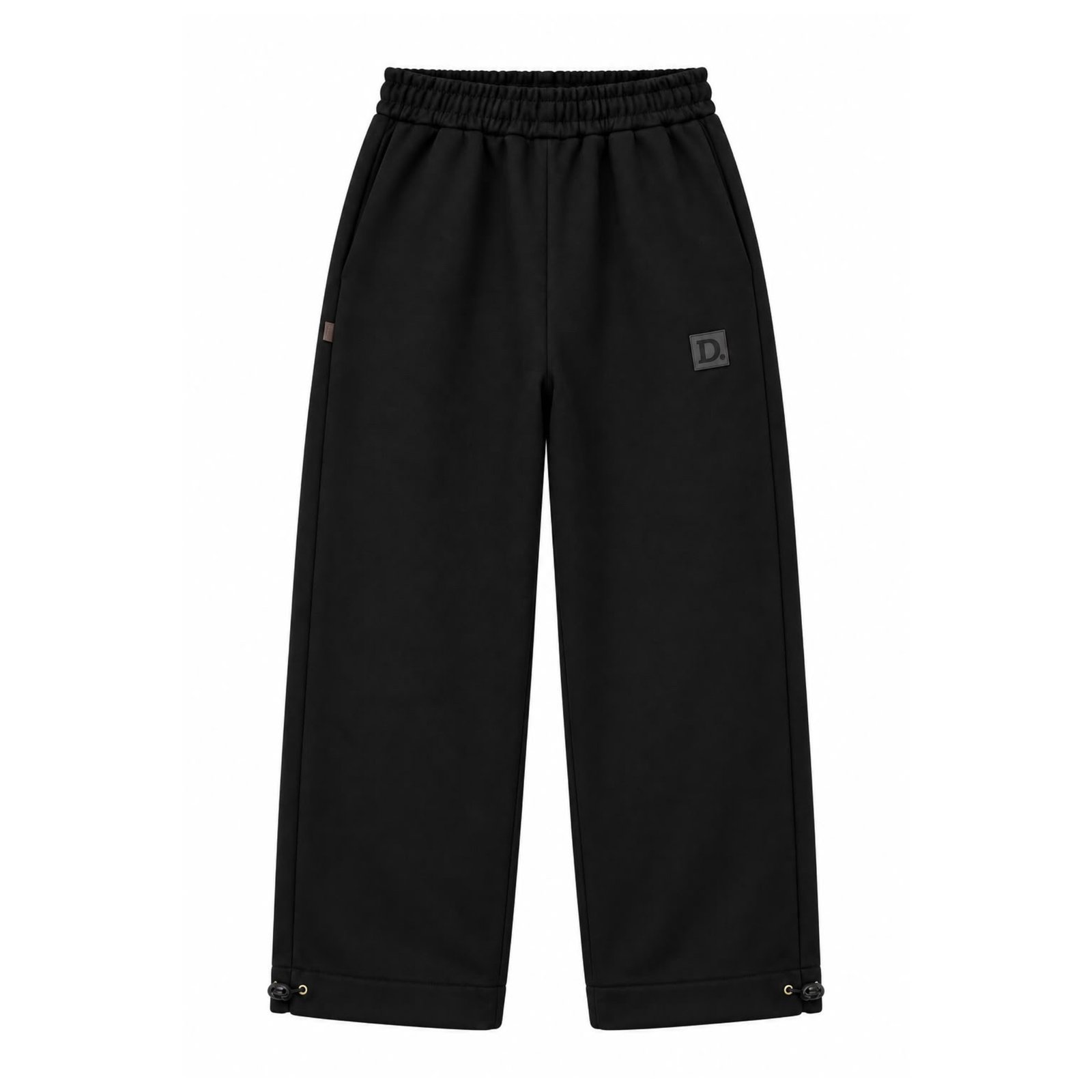CALÇA BAGGY MOLETOM - PRETA